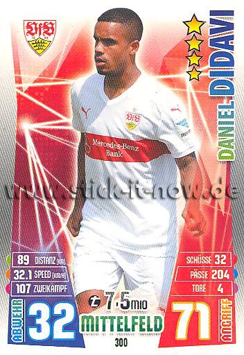 Match Attax 15/16 - Daniel DIDAVI - VfB Stuttgart - Nr. 300