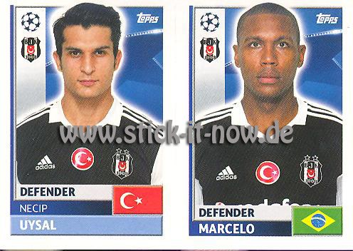 Topps Champions League Sticker 16/17 - Nr. BES 10 + 11