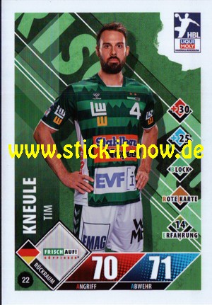 LIQUI MOLY Handball Bundesliga "Karte" 20/21 - Nr. 22