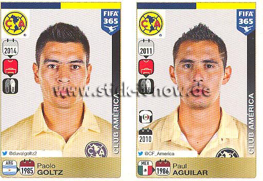 Panini FIFA 365 Sticker - Nr. 614 - 615