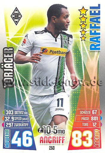 Match Attax 15/16 - RAFFAEL - Bor. M'gladbach - Nr. 250