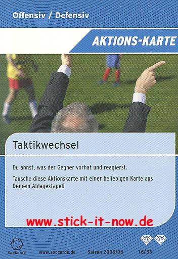 SocCards 05/06 - Aktions-Karte - Nr. 16/58