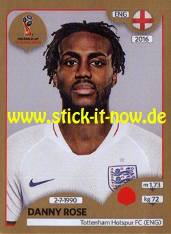 Panini WM 2018 Russland "Gold Edition" - Nr. 583