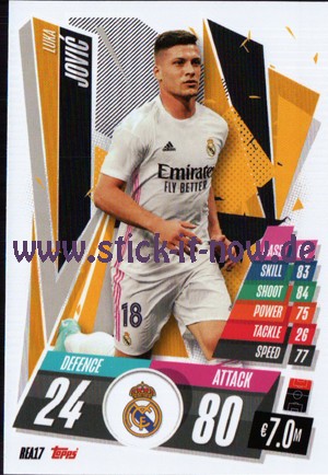 Match Attax Champions League 2020/21 - Nr. REA 17