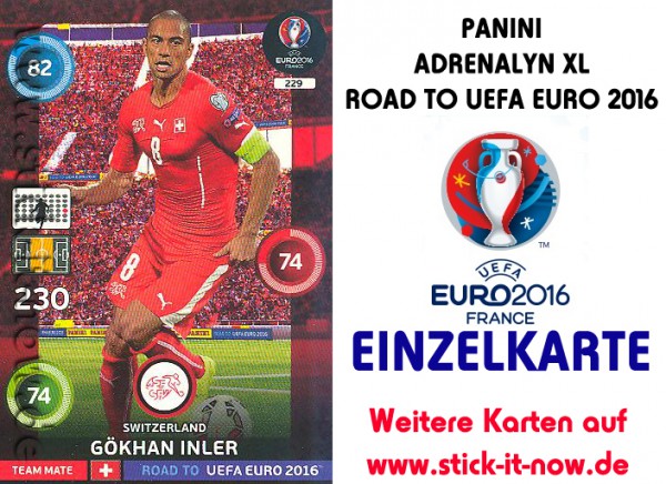 Adrenalyn XL - Road to UEFA Euro 2016 France - Nr. 229