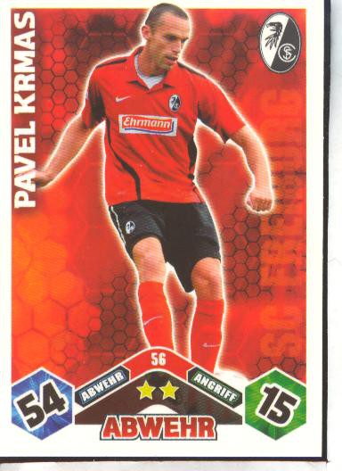 Match Attax 10/11 - PAVEL KRMAS - 056