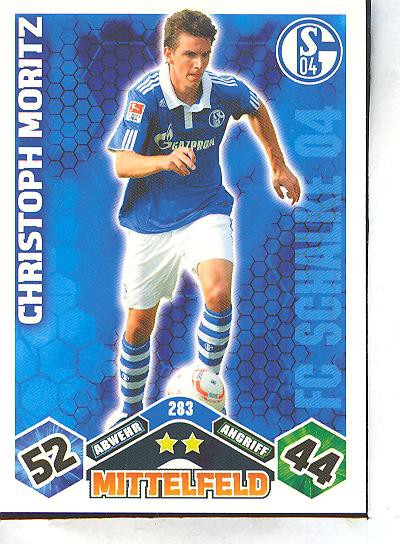 Match Attax 10/11 - CHRISTOPH MORITZ - 283