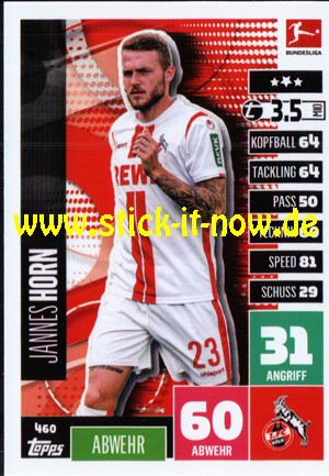 Topps Match Attax Bundesliga 2020/21 "Extra" - Nr. 460