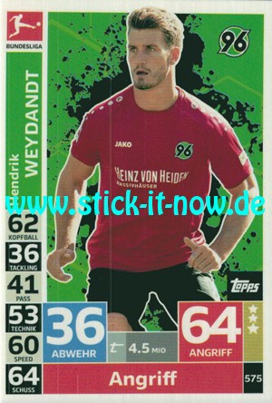 Topps Match Attax Bundesliga 18/19 "Extra" - Nr. 575