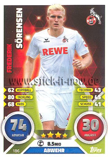 Topps Match Attax Bundesliga 16/17 - Nr. 186