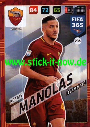 Panini FIFA 365 Adrenalyn XL 2018 - Nr. 236