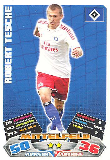 Match Attax 12/13 - Robert Tesche - Hamburger SV - Nr. 139