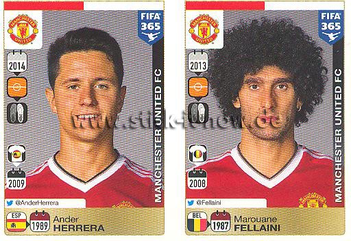 Panini FIFA 365 Sticker - Nr. 322 - 326