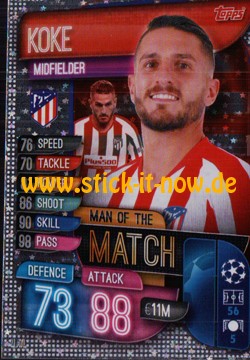 Match Attax Champions League 2019/20 - Nr. M ATL (Man of the Match)