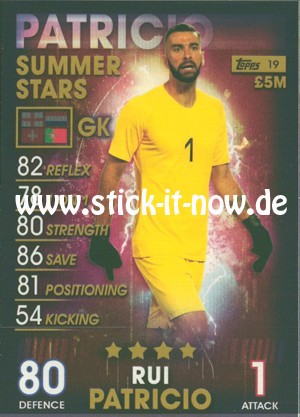 Topps Match Attax 101 (2019) - Nr. 19