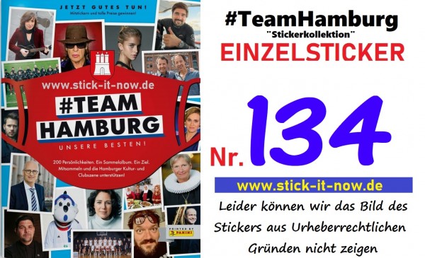 #TeamHamburg "Sticker" (2021) - Nr. 134 (Glitzer)