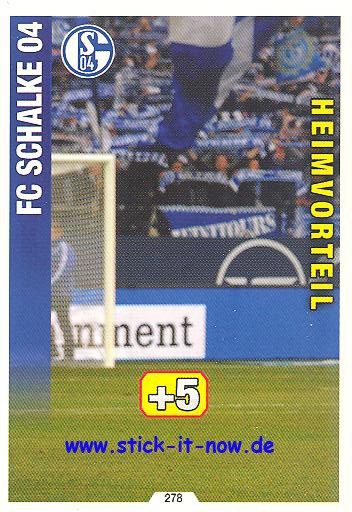 Match Attax 14/15 - HEIMVORTEIL - FC Schalke 04 - Nr. 278