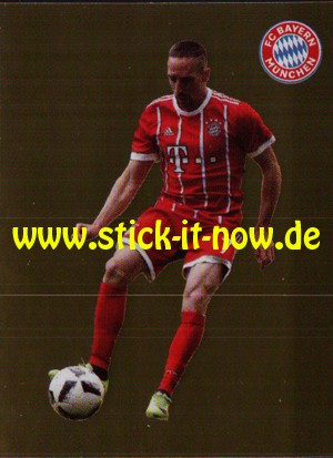 FC Bayern München 17/18 - Sticker - Nr. 97 (Gold-Glitzer)
