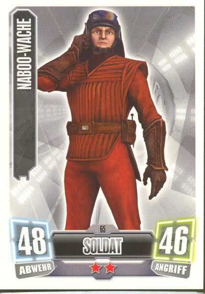 Force Attax - Serie II - Naboo-Wache - Soldat