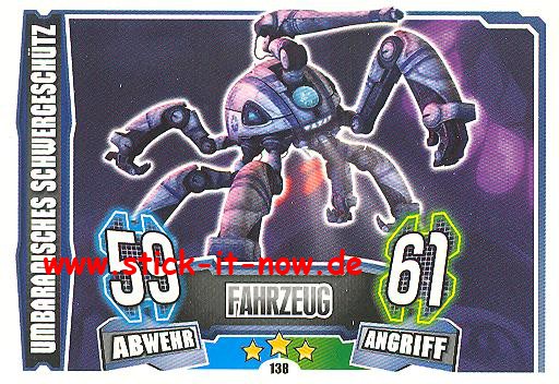 Force Attax - Star Wars - Clone Wars - Serie 4 - UMBARANISCHES SCHWERGESCHÜTZ - Nr. 138