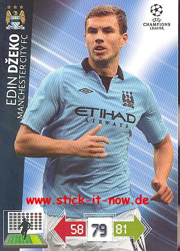 Panini Adrenalyn XL CL 12/13 - Manchester City - Edin Dzeko