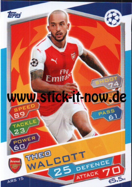 Match Attax Champions League 16/17 - Nr. ARS 15