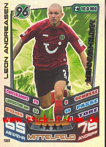 Match Attax 13/14 EXTRA - MATCHWINNER - LEON ANDREASEN - Nr. 581