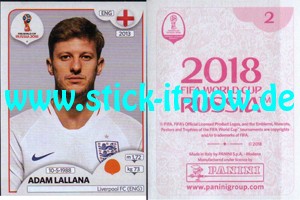 Panini WM 2018 Russland "Sticker" INT/Edition - Nr. 574