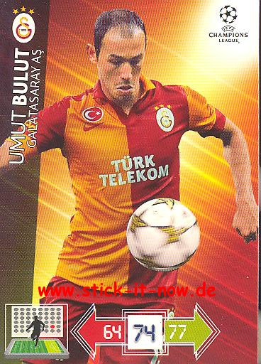 Panini Adrenalyn XL CL 12/13 - Galatasaray Istanbul - Umul Bulut