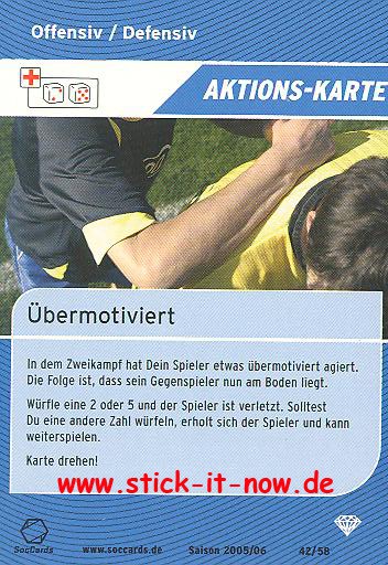 SocCards 05/06 - Aktions-Karte - Nr. 42/58
