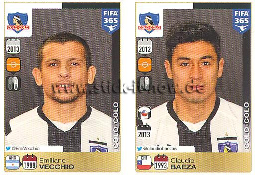 Panini FIFA 365 Sticker - Nr. 245 - 246