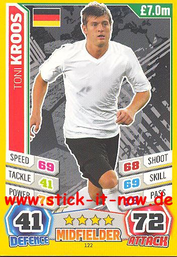 Match Attax "World Stars WM 2014" - TONI KROOS - Nr. 122