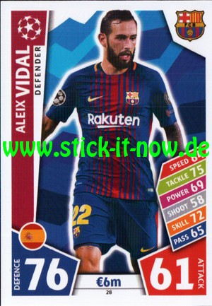 Match Attax Champions League 17/18 - Nr. 28