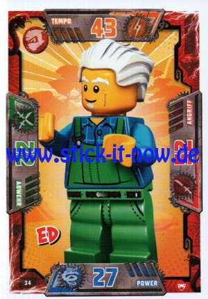 Lego Ninjago Trading Cards - SERIE 2 (2017) - Nr. 34