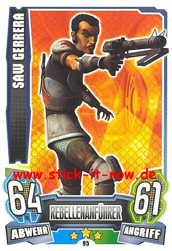 Force Attax - Star Wars - Clone Wars - Serie 4 - SAW GERRERA - Nr. 95