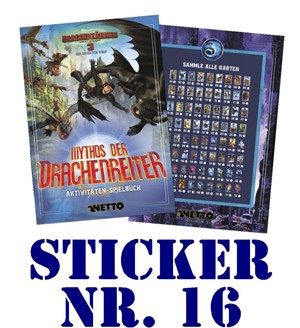 Netto - Mythos der Drachenreiter (2019) "Sticker" - Nr. 16
