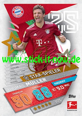 Topps Match Attax Bundesliga 2021/22 - Nr. 305 ( Star-Spieler )