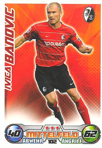 Match Attax 09/10 - IVICA BANOVIC -SC Freiburg - Nr. 102