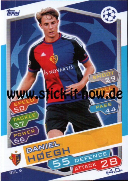 Match Attax Champions League 16/17 - Nr. BSL 6
