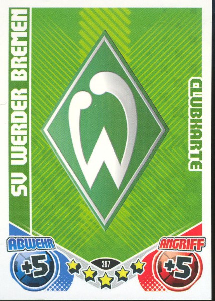 Match Attax 11/12 - SV Werder Bremen - Clubkarte