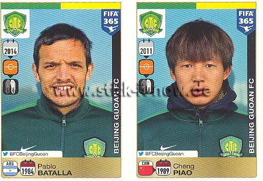 Panini FIFA 365 Sticker - Nr. 260 - 261