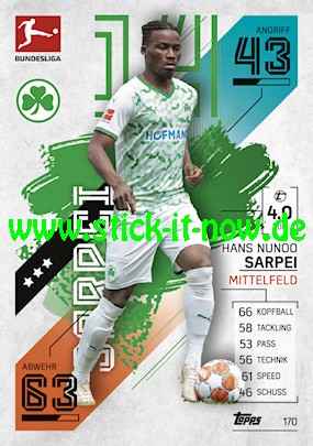 Topps Match Attax Bundesliga 2021/22 - Nr. 170