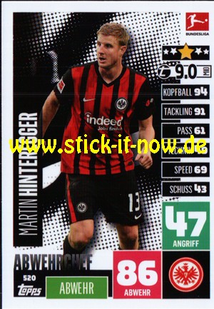 Topps Match Attax Bundesliga 2020/21 "Extra" - Nr. 520