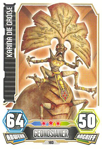 Force Attax - Serie 3 - Karina Die Große - Nr. 103