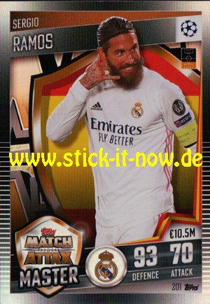 Topps Match Attax 101 (2021) - Nr. 201 ( Master )