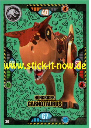 LEGO "Jurassic World" Trading Cards (2021) - Nr. 30 (Neon)