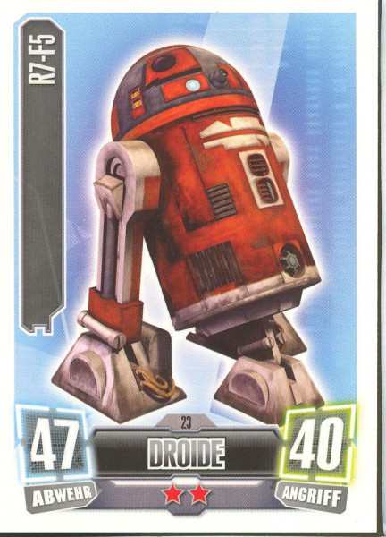 Force Attax - Serie II - R7-F5 - Droide