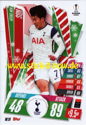 Match Attax Champions League 2020/21 "Festive" - Nr. HU 19