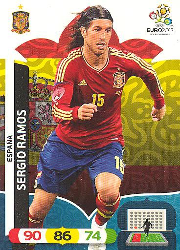 Panini EM 2012 - Adrenalyn XL - Sergio Ramos - Spanien