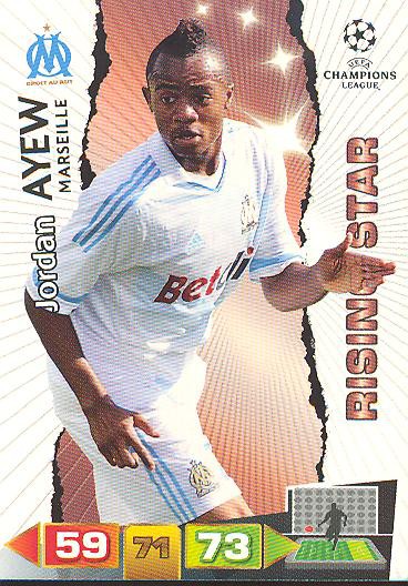 Jordan Ayew - Panini Adrenalyn XL CL 11/12 - Olympique Marseille - Rising Star